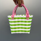 Playful and Colorful Basket Bag | Kelmera