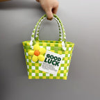 Playful and Colorful Basket Bag | Kelmera