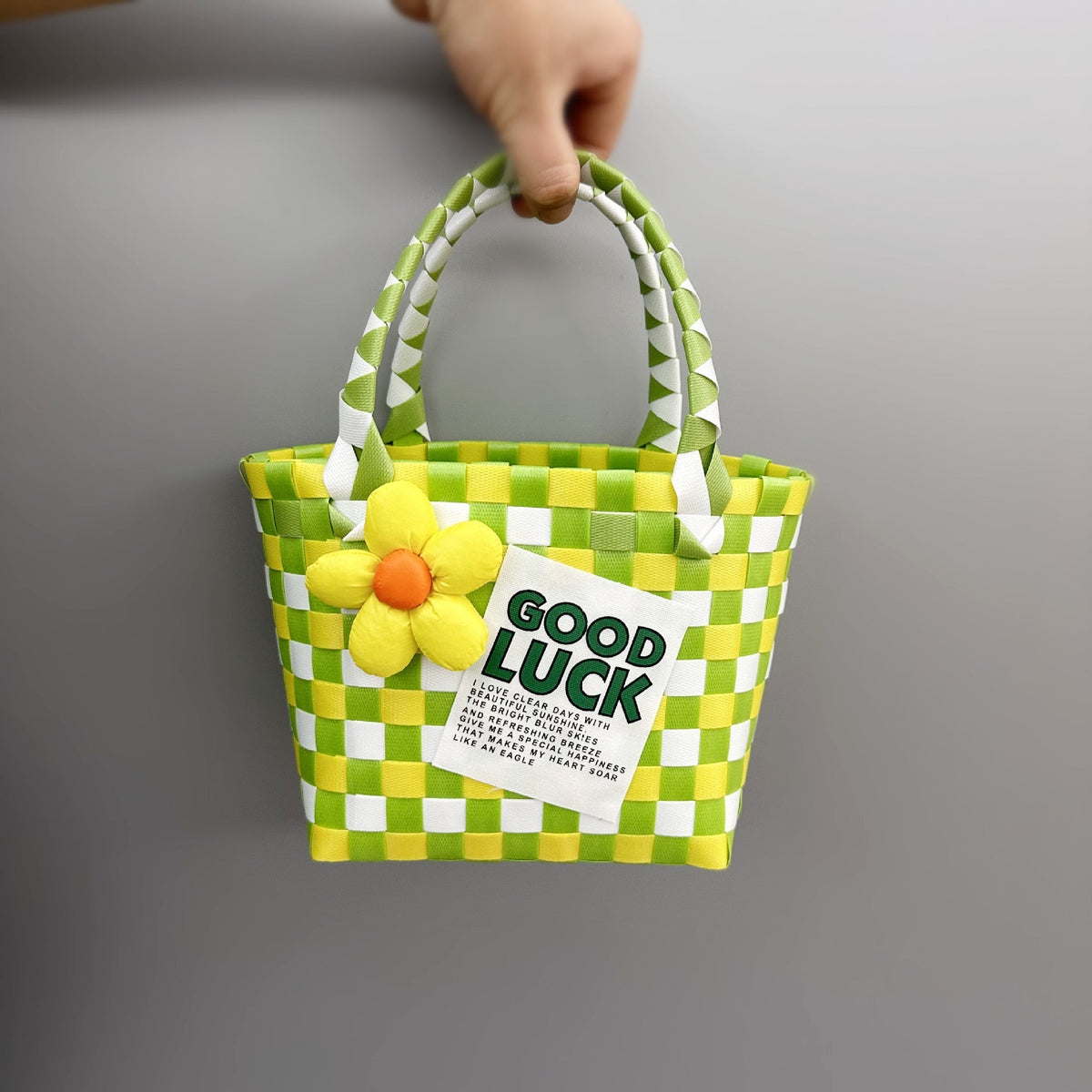 Playful and Colorful Basket Bag | Kelmera