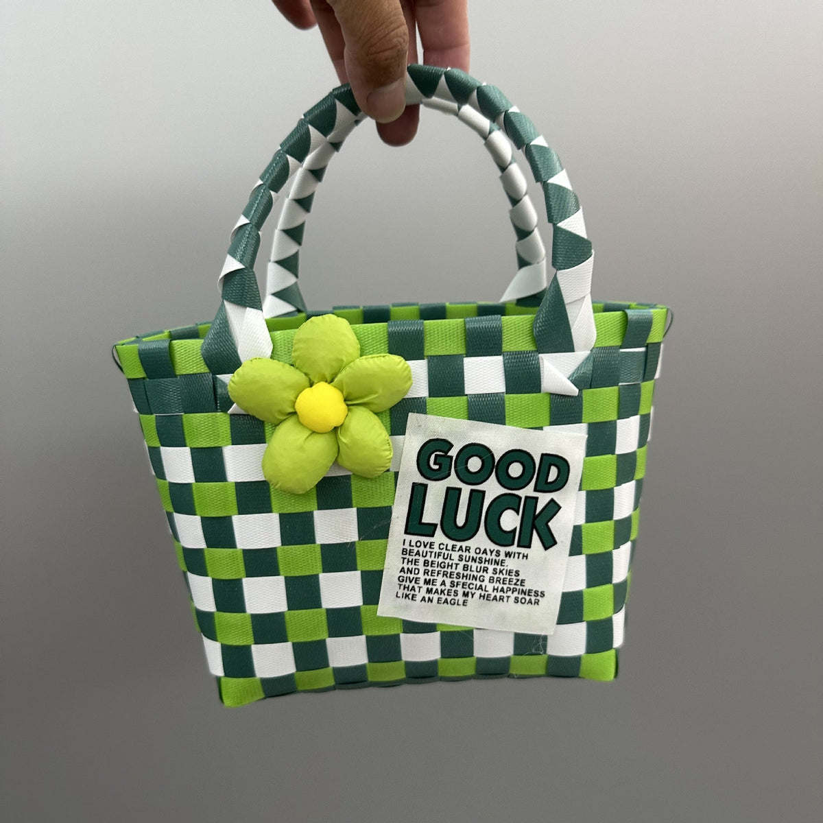 Playful and Colorful Basket Bag | Kelmera