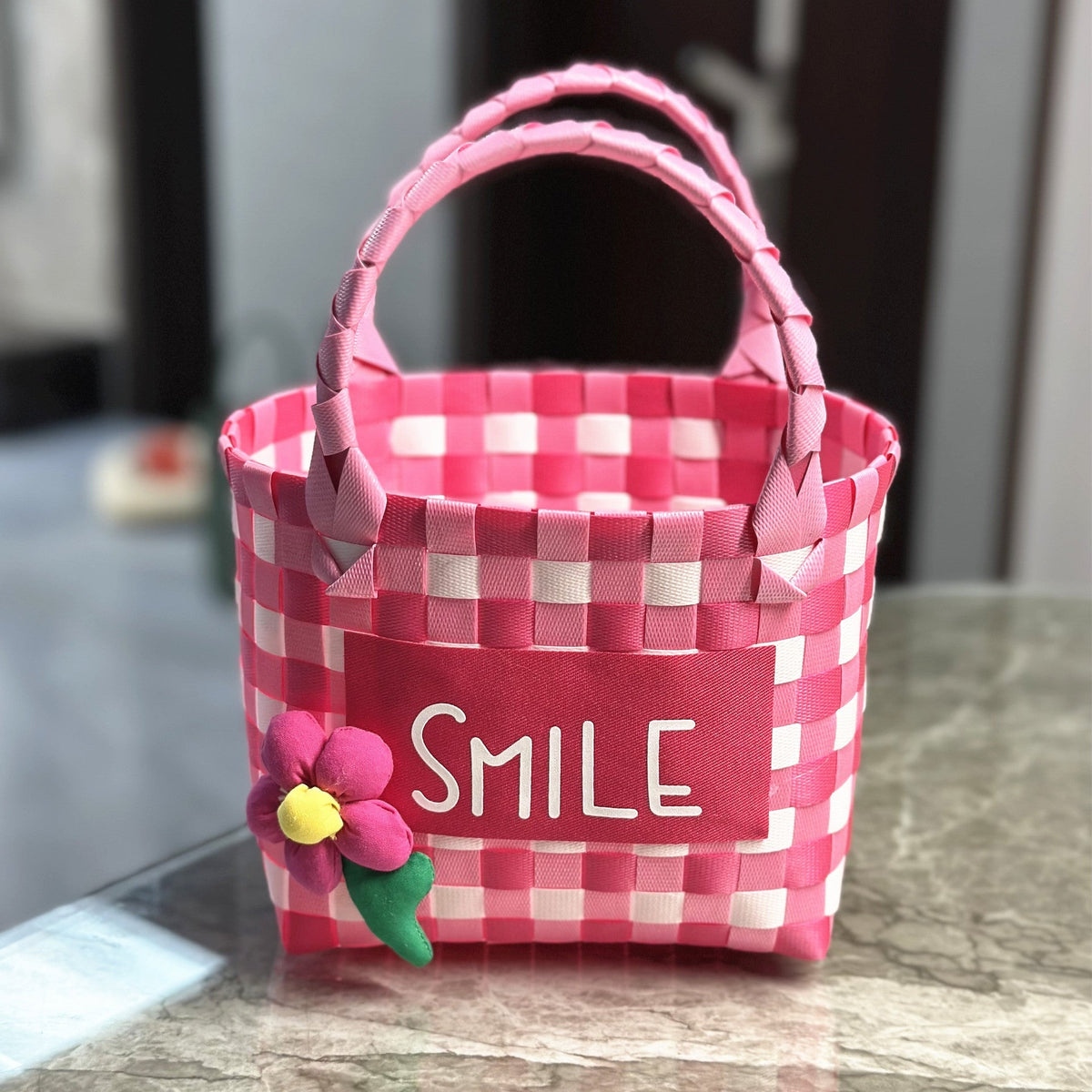 Playful and Colorful Basket Bag | Kelmera