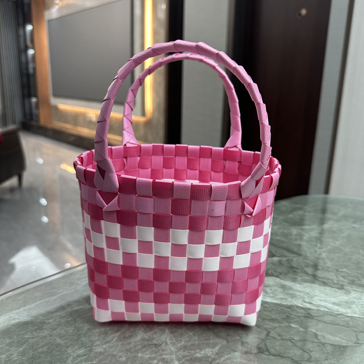 Playful and Colorful Basket Bag | Kelmera