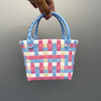 Playful and Colorful Basket Bag | Kelmera
