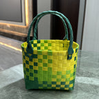 Playful and Colorful Basket Bag | Kelmera