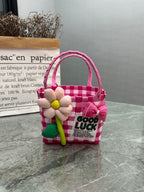 Playful and Colorful Basket Bag | Kelmera