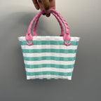 Playful and Colorful Basket Bag | Kelmera