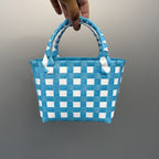 Playful and Colorful Basket Bag | Kelmera