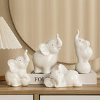 Playful and Elegant Elephant Decorative Figure | Kelmera