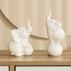 Playful and Elegant Elephant Decorative Figure | Kelmera
