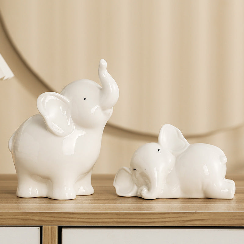 Playful and Elegant Elephant Decorative Figure | Kelmera