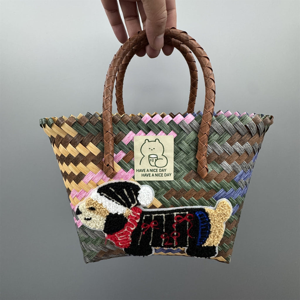 Playful and Handmade Basket Bag | Kelmera