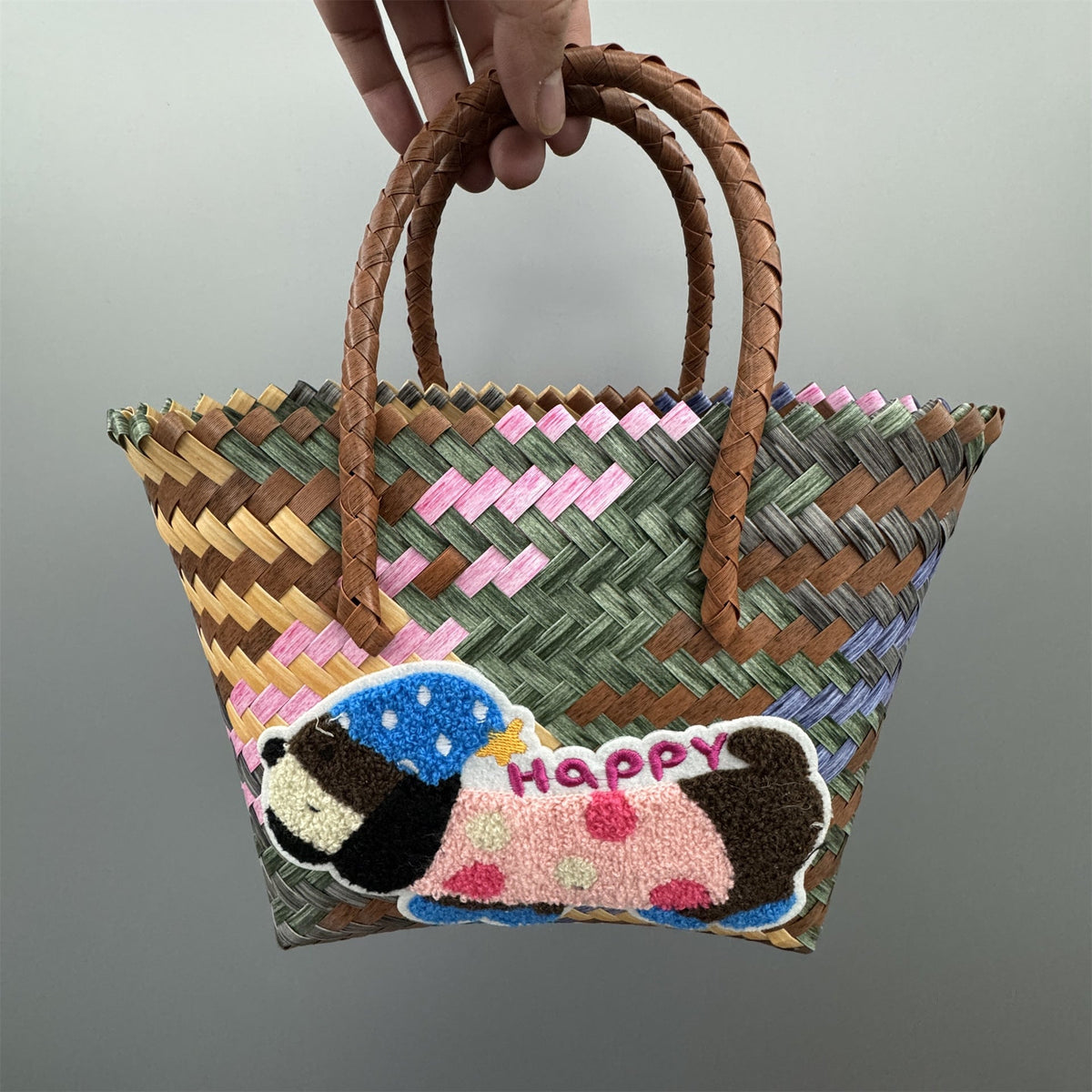 Playful and Handmade Basket Bag | Kelmera