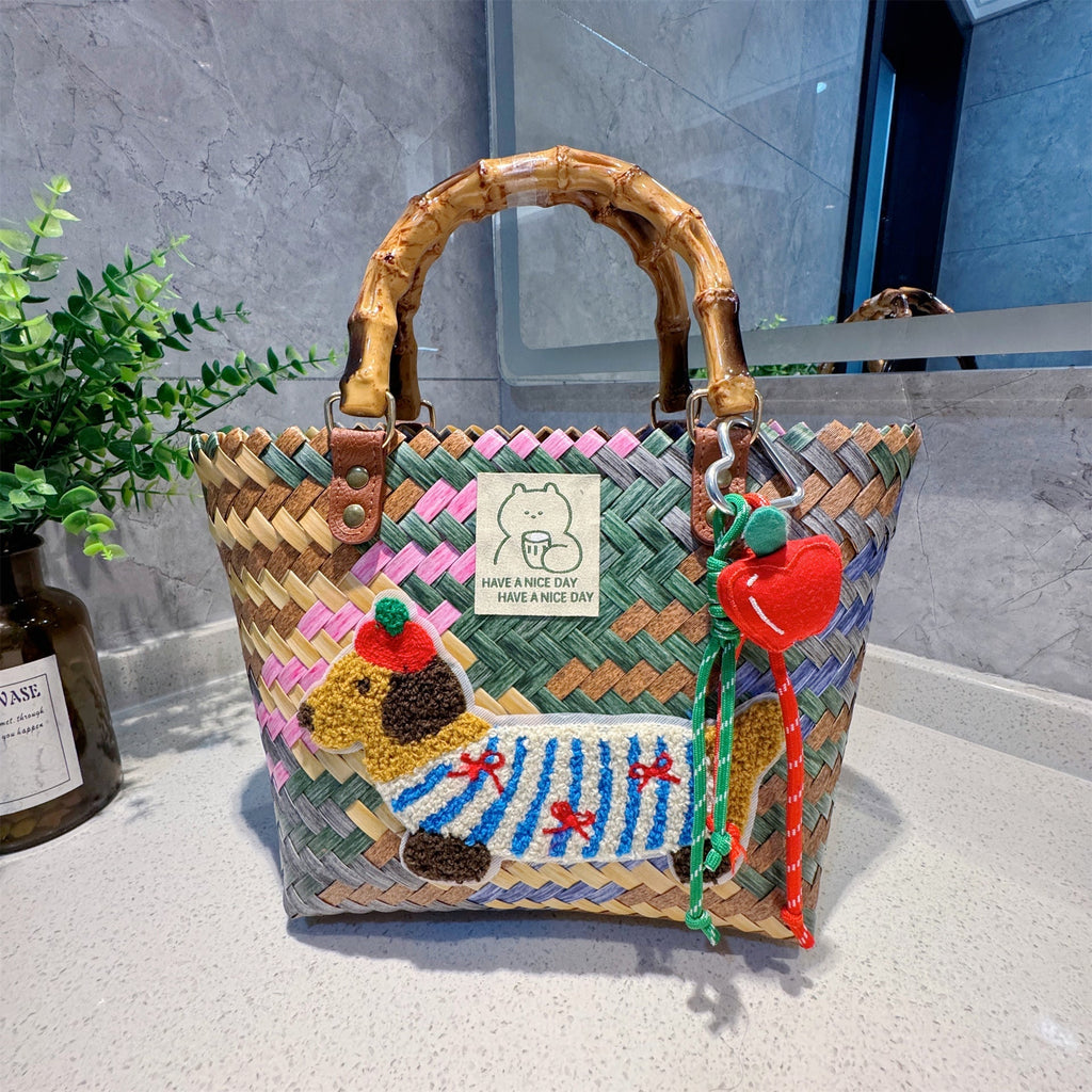 Playful and Handmade Basket Bag | Kelmera