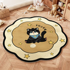 Playful Animal-Themed Round Area Rug | Kelmera