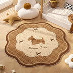 Playful Animal-Themed Round Area Rug | Kelmera