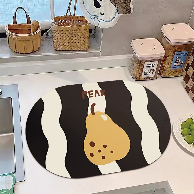 Playful Banana-Themed Kitchen Mat | Kelmera