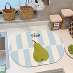 Playful Banana-Themed Kitchen Mat | Kelmera