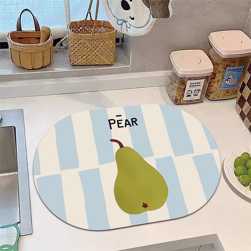 Playful Banana-Themed Kitchen Mat | Kelmera