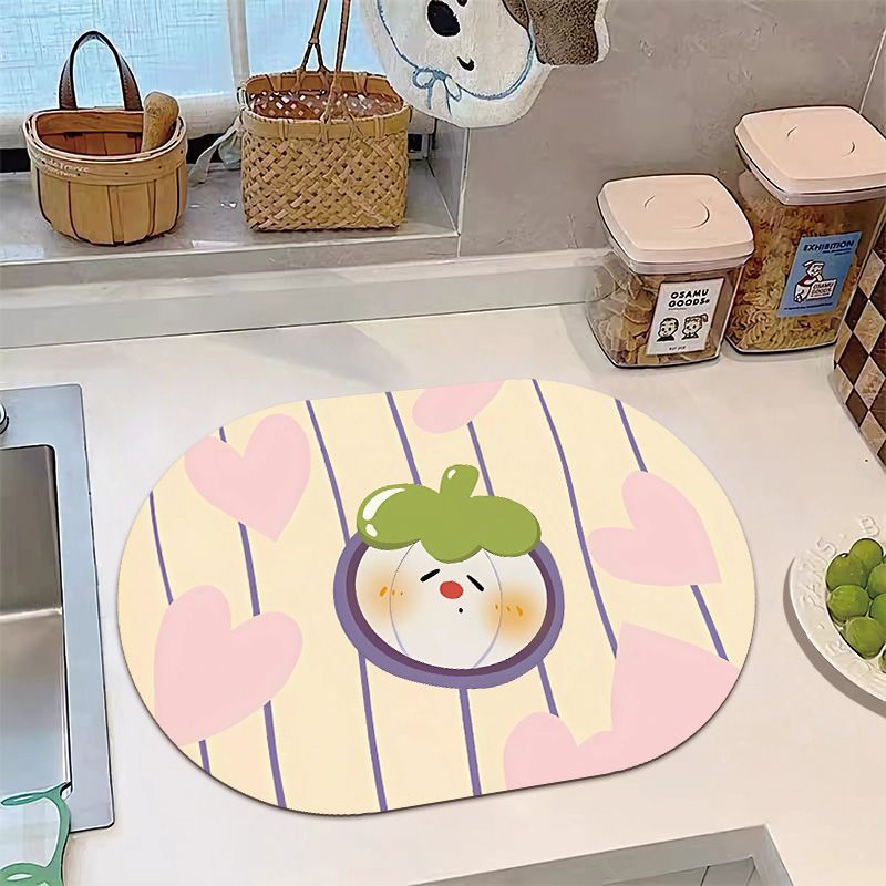 Playful Banana-Themed Kitchen Mat | Kelmera