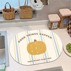 Playful Banana-Themed Kitchen Mat | Kelmera