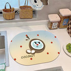 Playful Banana-Themed Kitchen Mat | Kelmera