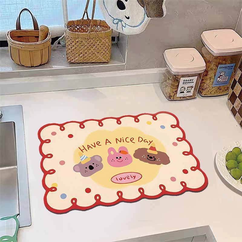 Playful Banana-Themed Kitchen Mat | Kelmera