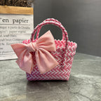 Playful Basket Bag with Bow | Kelmera