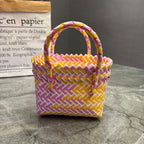 Playful Basket Bag with Bow | Kelmera