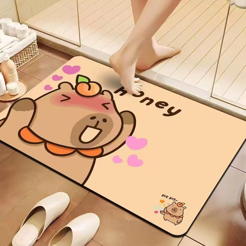 Playful Cartoon Bath Mat | Kelmera
