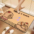Playful Cartoon Bath Mat | Kelmera