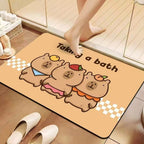 Playful Cartoon Bath Mat | Kelmera