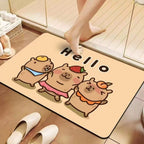 Playful Cartoon Bath Mat | Kelmera