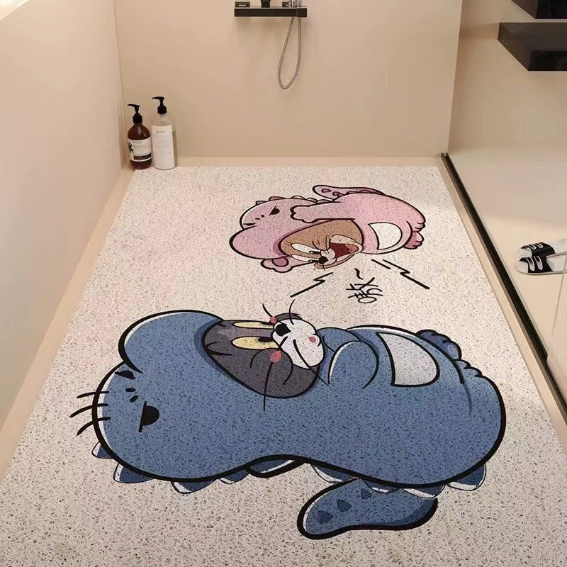 Playful Cartoon Character Area Rug | Kelmera