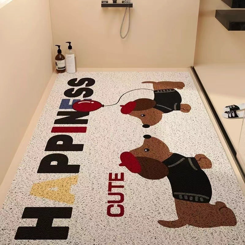 Playful Cartoon Character Area Rug | Kelmera