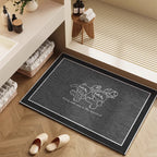 Playful Cartoon Character Bath Mat | Kelmera