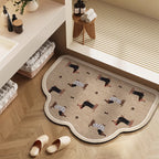 Playful Cartoon Character Bath Mat | Kelmera