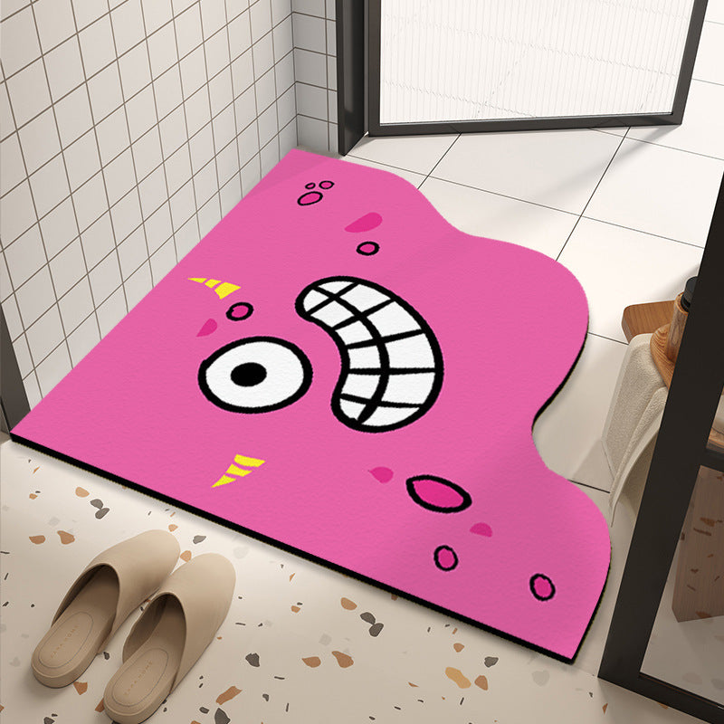Playful Cartoon-Themed Bath Mat | Kelmera