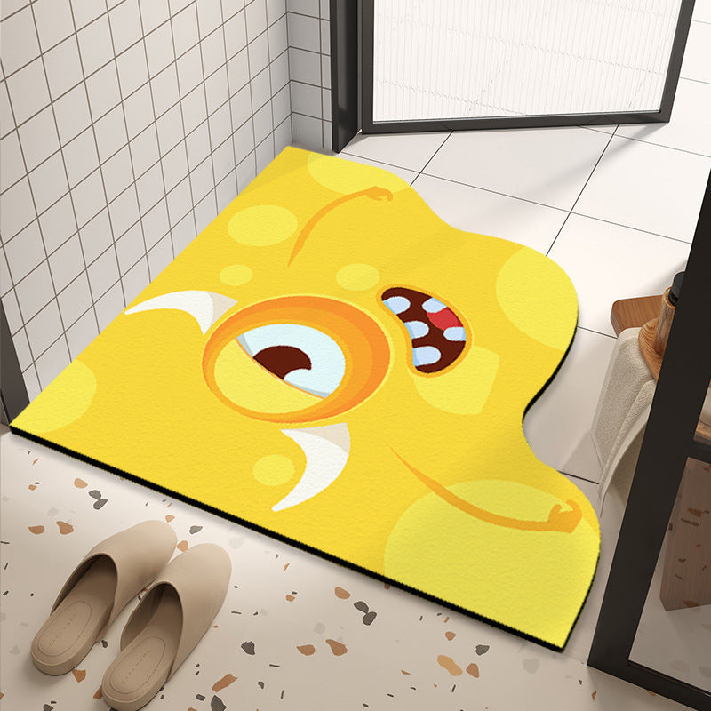Playful Cartoon-Themed Bath Mat | Kelmera