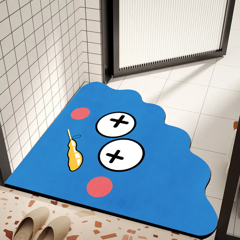 Playful Cartoon-Themed Bath Mat | Kelmera