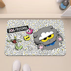 Playful Cartoon-Themed Decorative Mat | Kelmera
