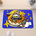 Playful Cartoon-Themed Decorative Mat | Kelmera