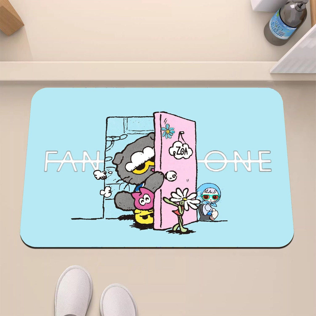 Playful Cartoon-Themed Decorative Mat | Kelmera
