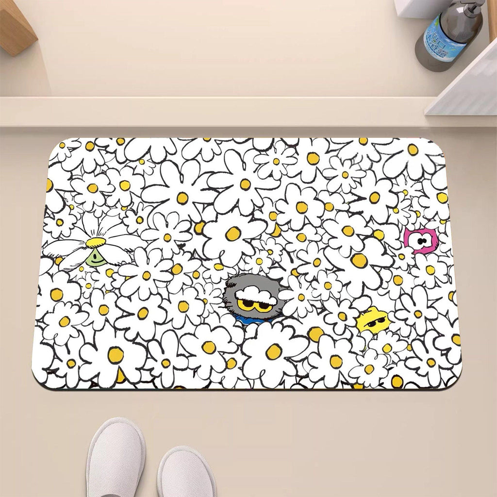Playful Cartoon-Themed Decorative Mat | Kelmera