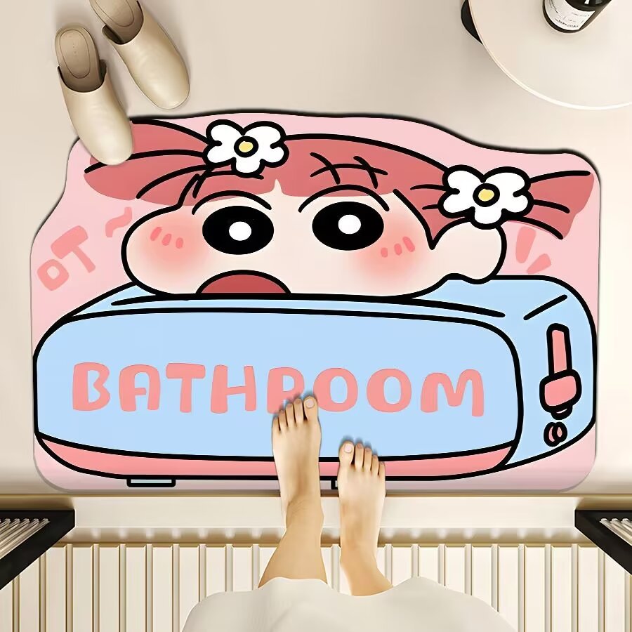 Playful Cartoon-Themed Floor Mat | Kelmera