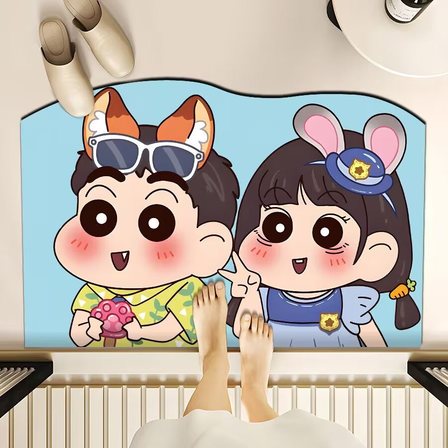 Playful Cartoon-Themed Floor Mat | Kelmera