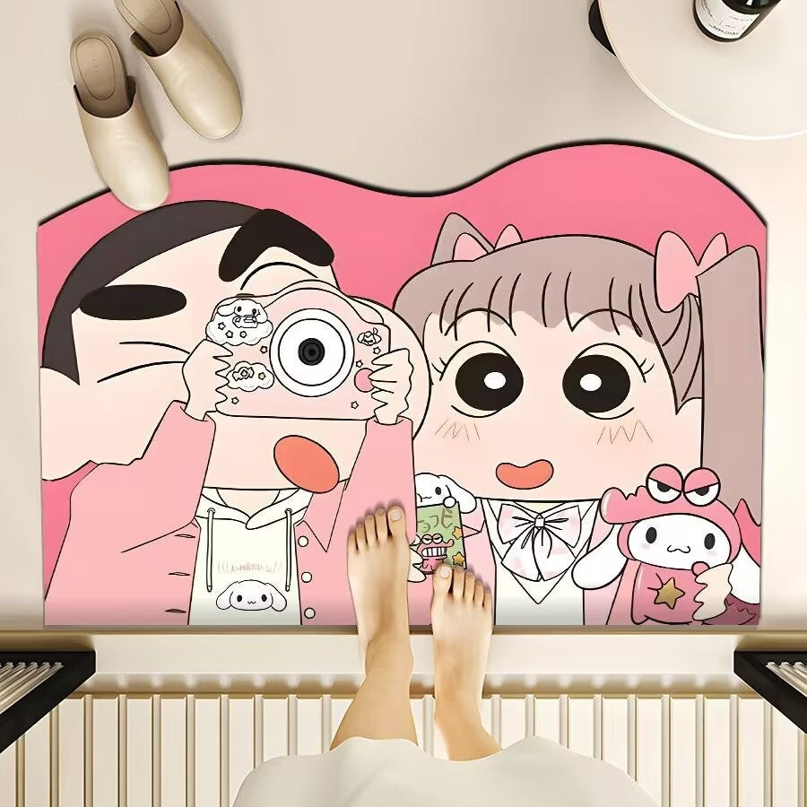 Playful Cartoon-Themed Floor Mat | Kelmera