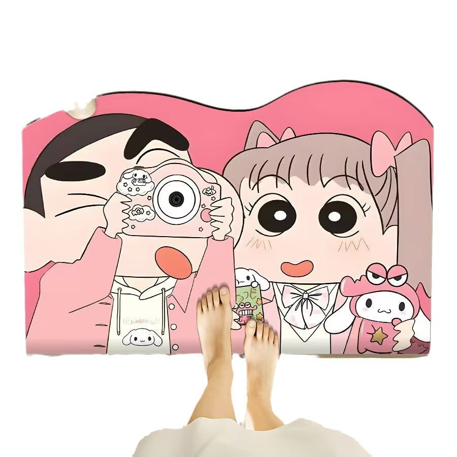 Playful Cartoon-Themed Floor Mat | Kelmera