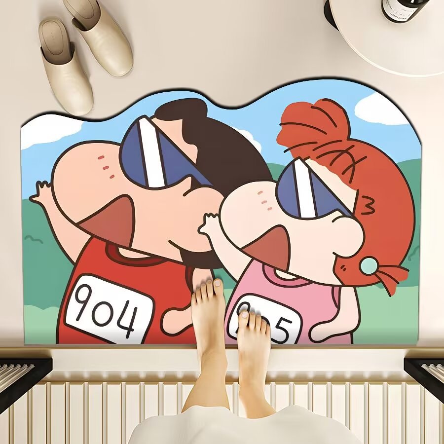 Playful Cartoon-Themed Floor Mat | Kelmera
