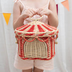 Playful Cat Basket in Circus Design | Kelmera