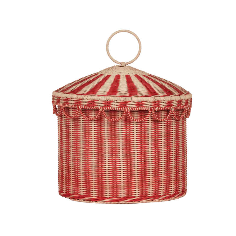 Playful Cat Basket in Circus Design | Kelmera
